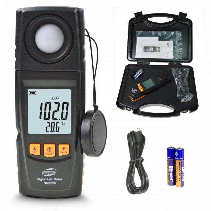 GM 1020 Digital Lux Meter for professional light measurement